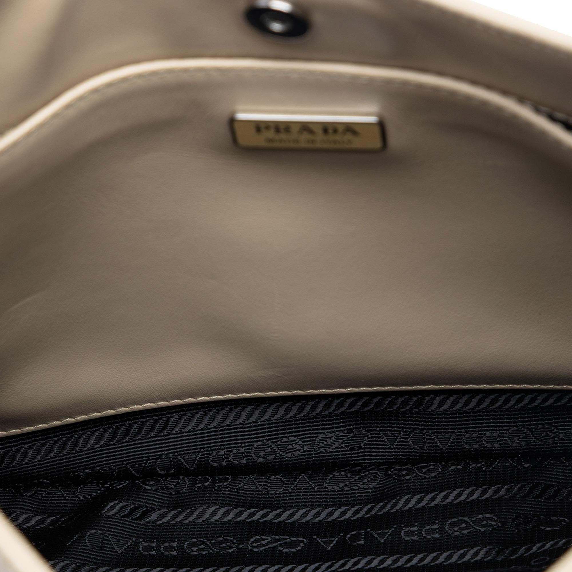 Prada Spazzolato Cleo Shoulder Bag