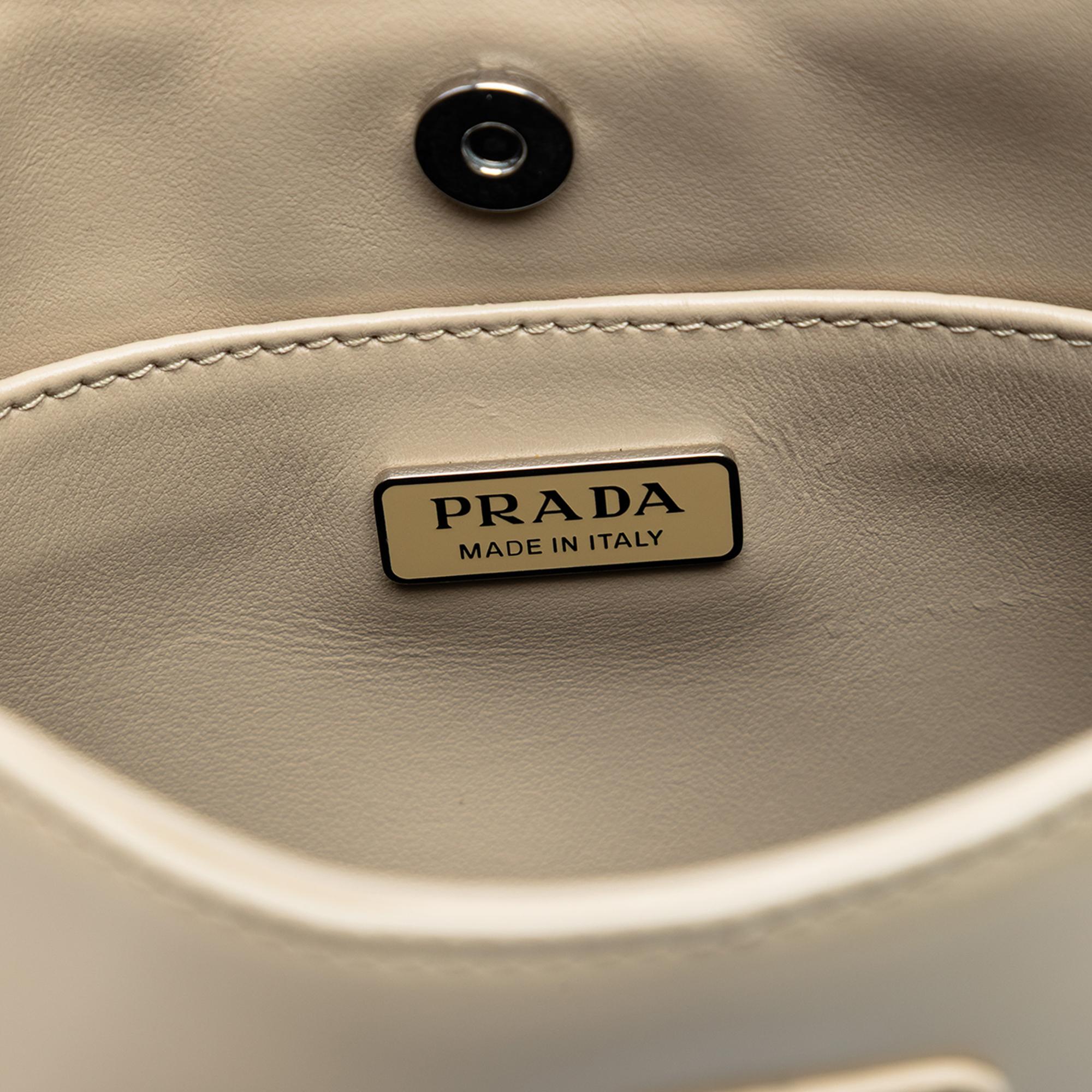 Prada Spazzolato Cleo Shoulder Bag