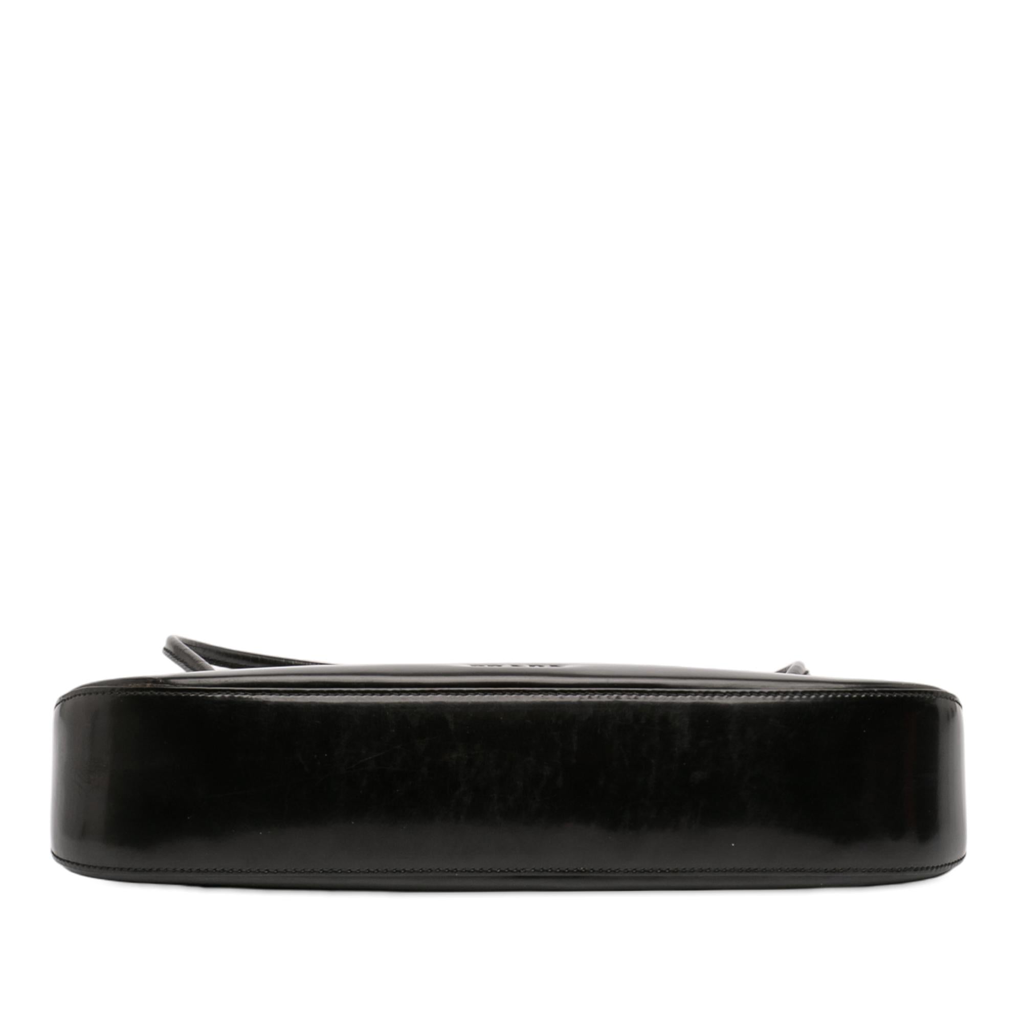 Prada Spazzolato Flap Handbag