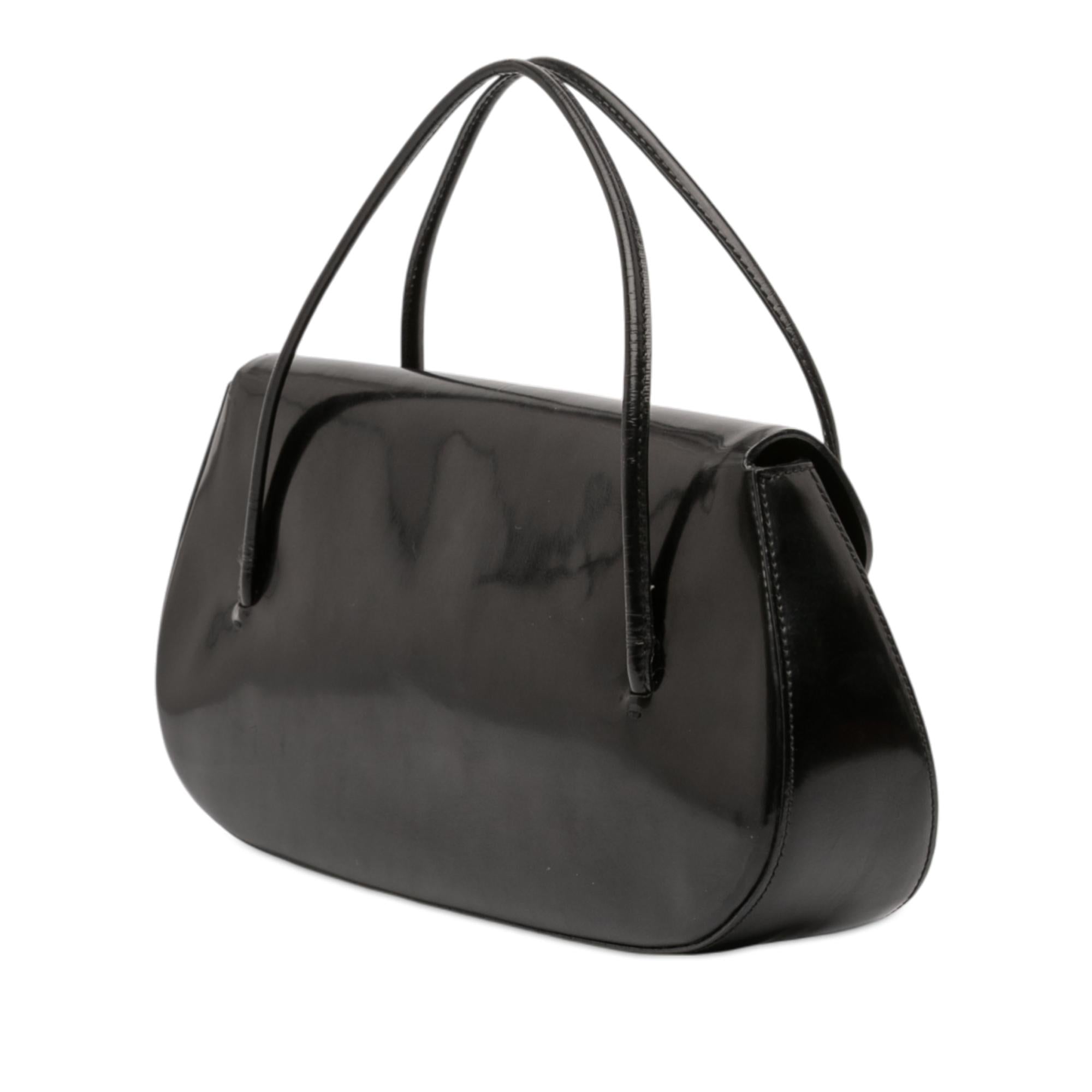 Prada Spazzolato Flap Handbag