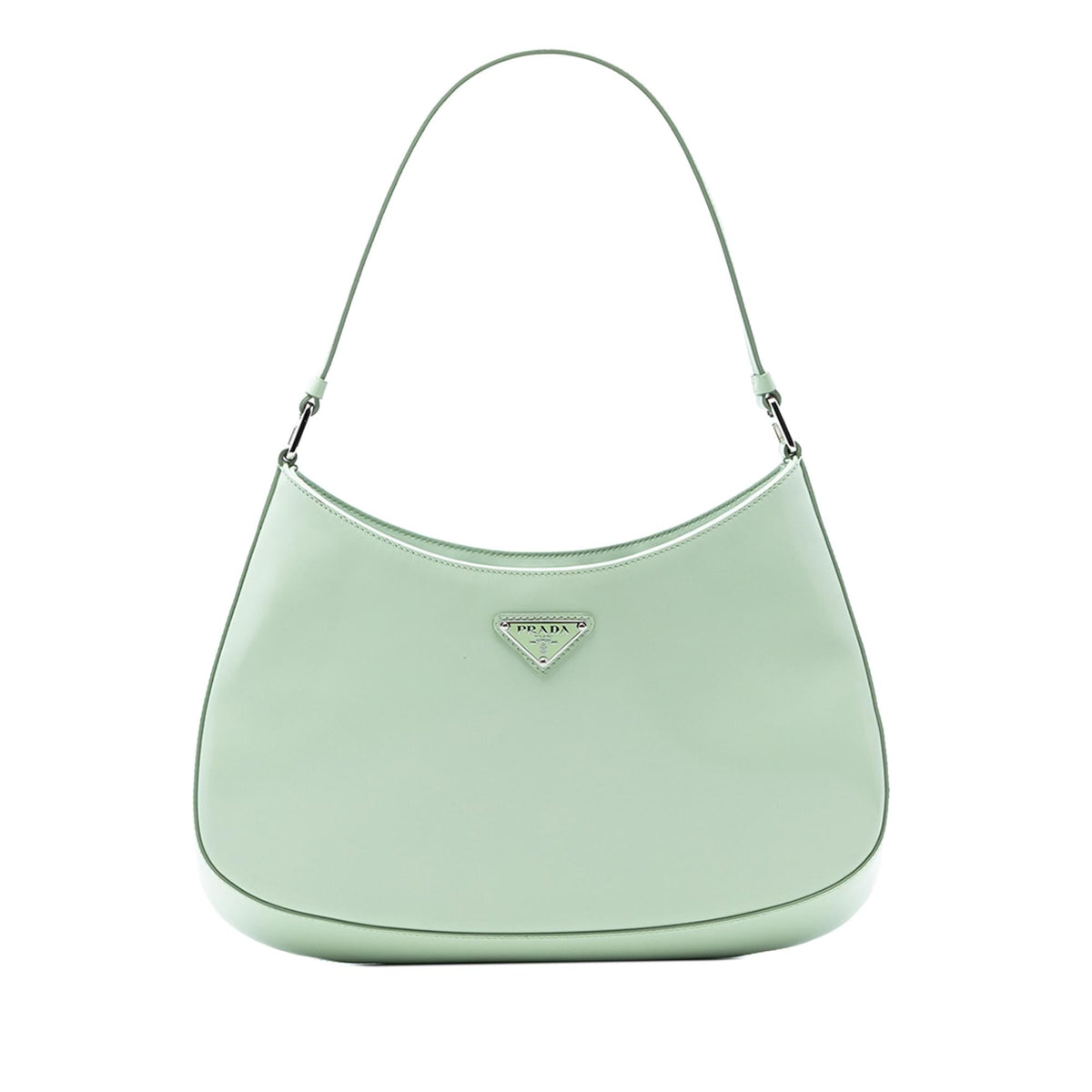 Prada Spazzolato Leather Cleo Shoulder Bag
