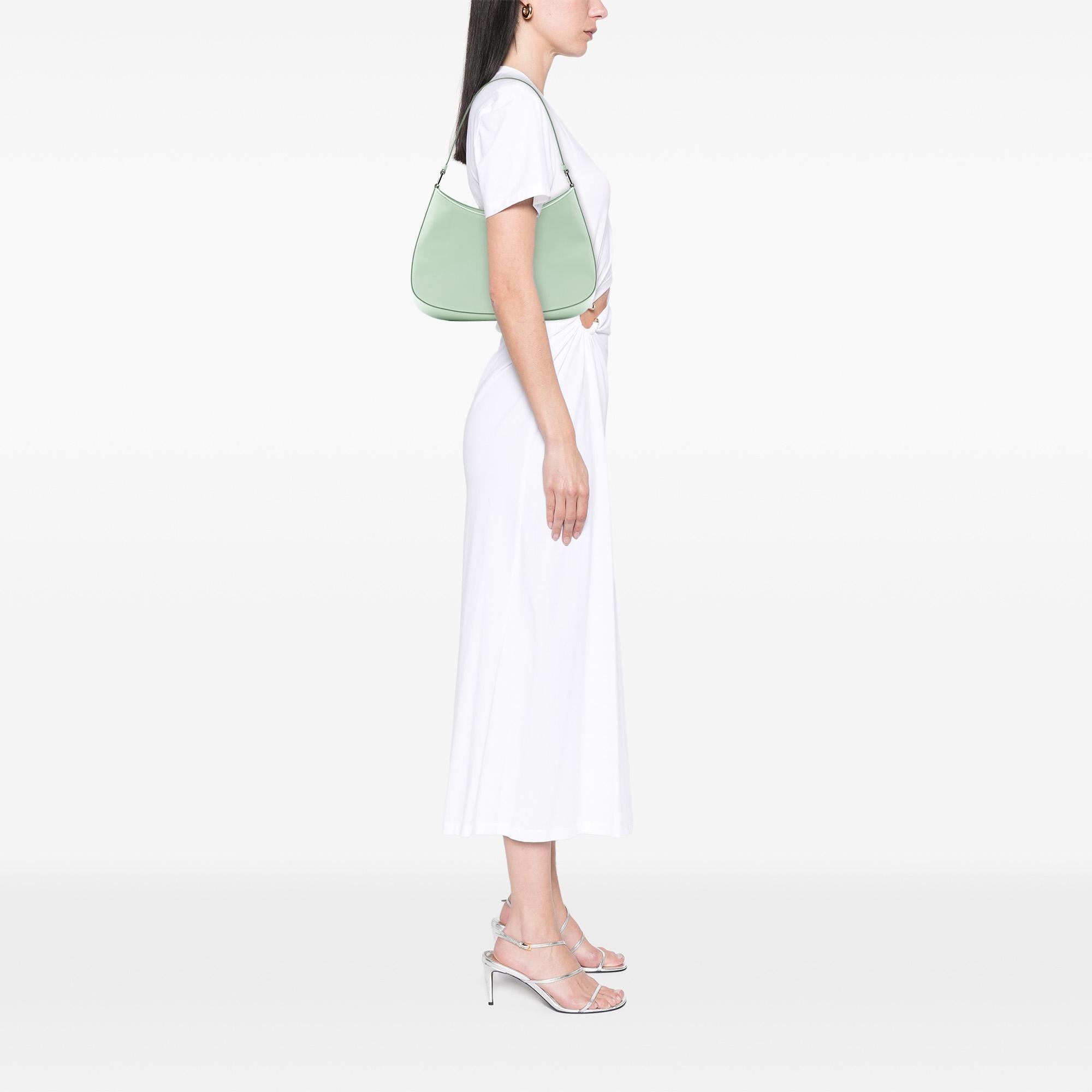 Prada Spazzolato Leather Cleo Shoulder Bag