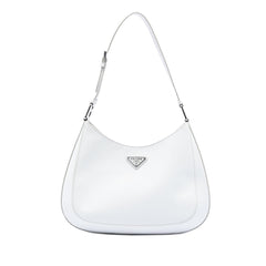 Prada Spazzolato Leather Cleo Shoulder Bag