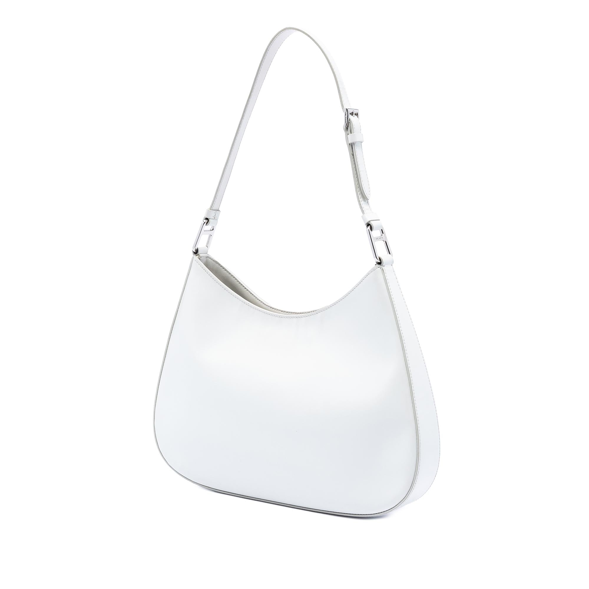 Prada Spazzolato Leather Cleo Shoulder Bag