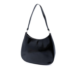 Prada Spazzolato Leather Cleo Shoulder Bag
