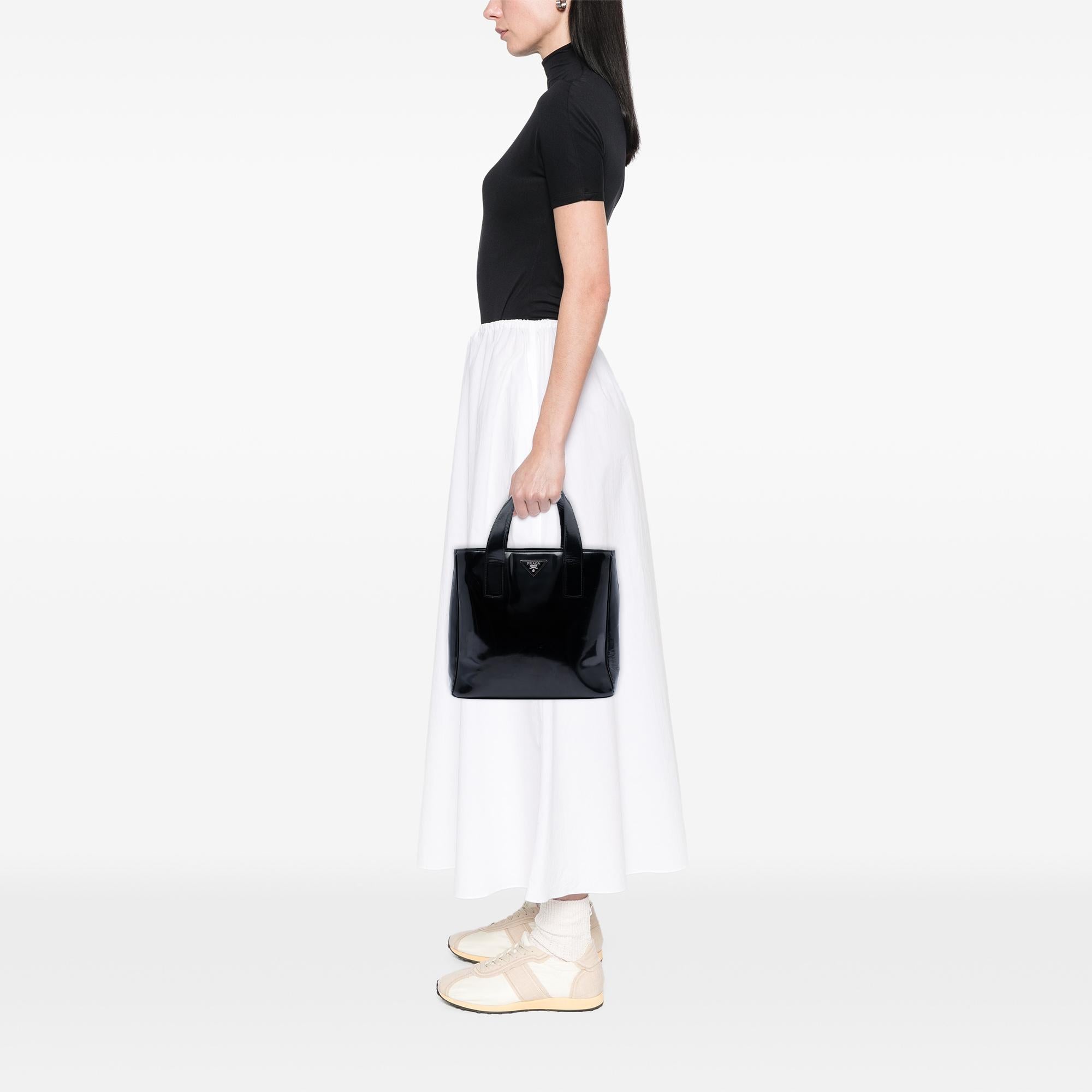 Prada Spazzolato Leather Tote