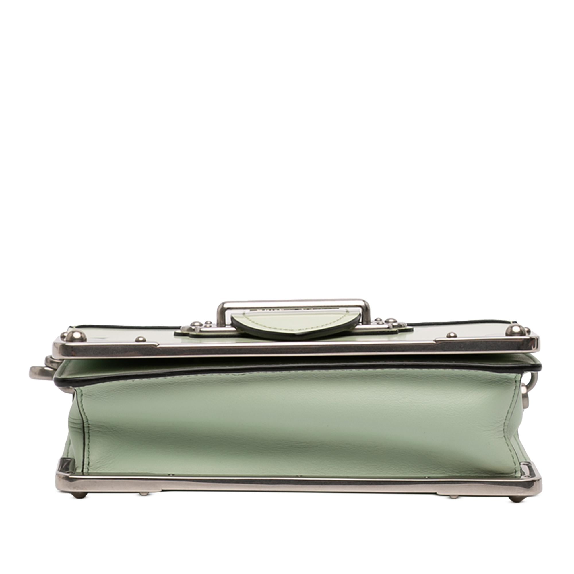 Prada Spazzolato Soft Calfskin Cahier Crossbody
