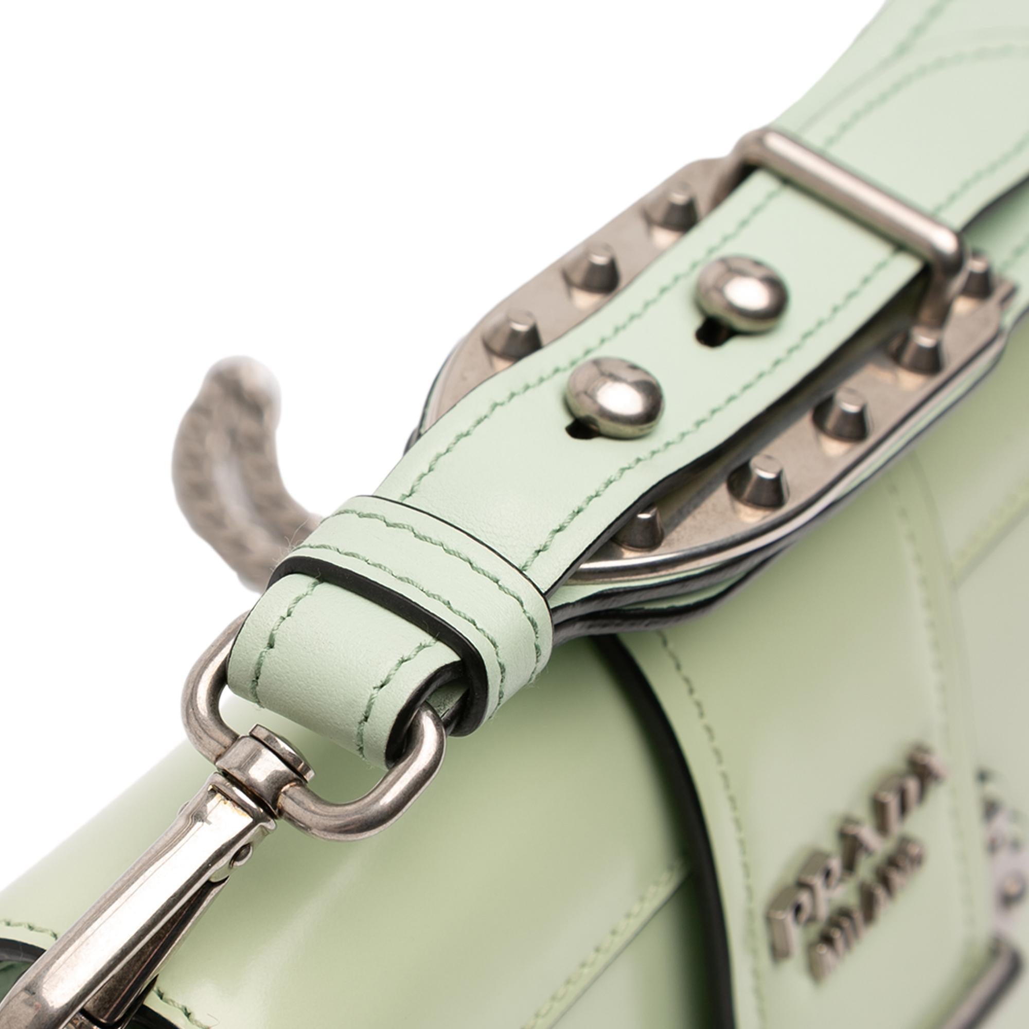 Prada Spazzolato Soft Calfskin Cahier Crossbody