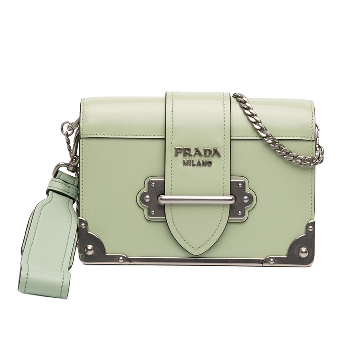 Prada Spazzolato Soft Calfskin Cahier Crossbody