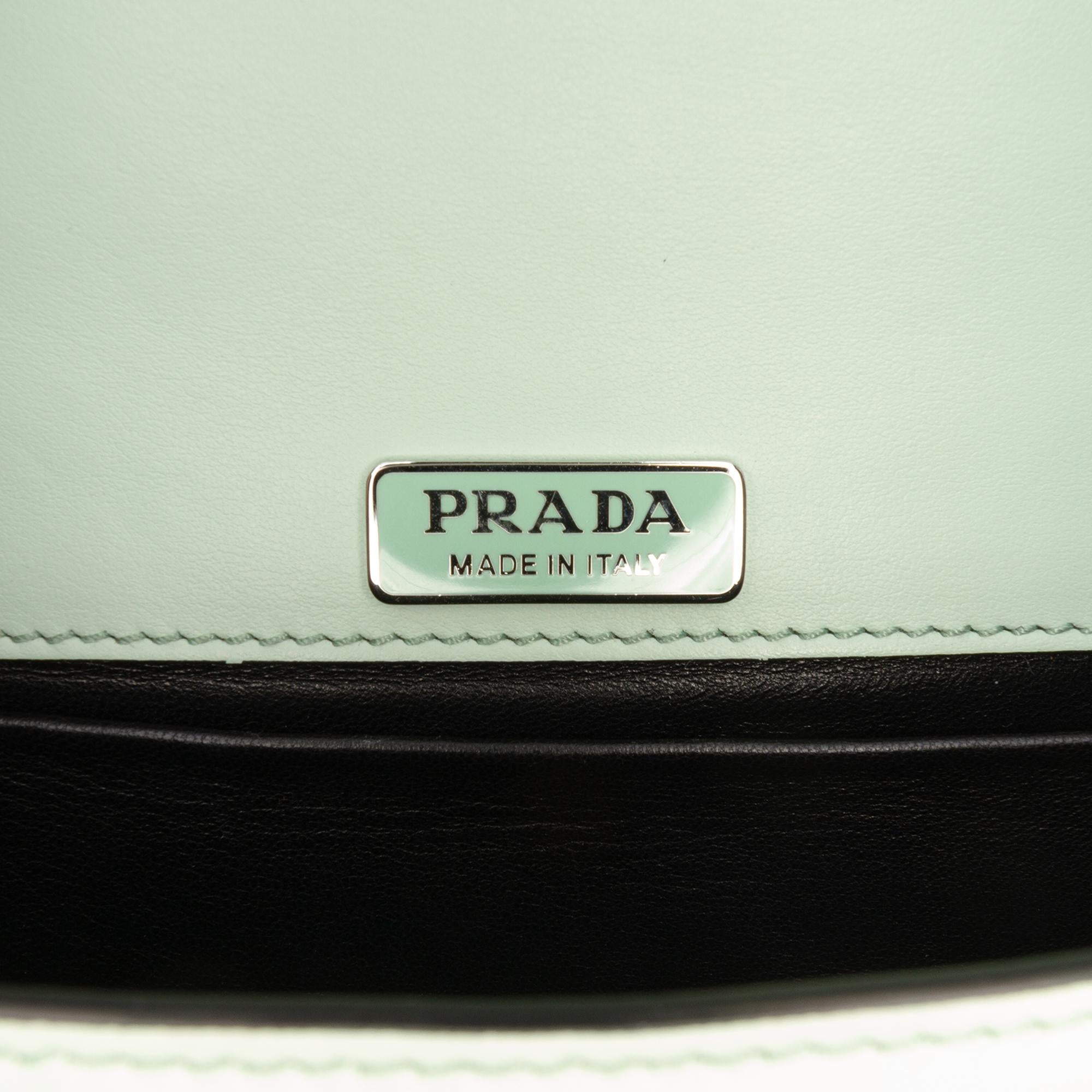 Prada Spazzolato Soft Calfskin Cahier Crossbody