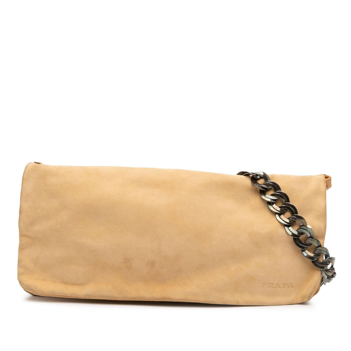 Prada Suede Chain Pochette