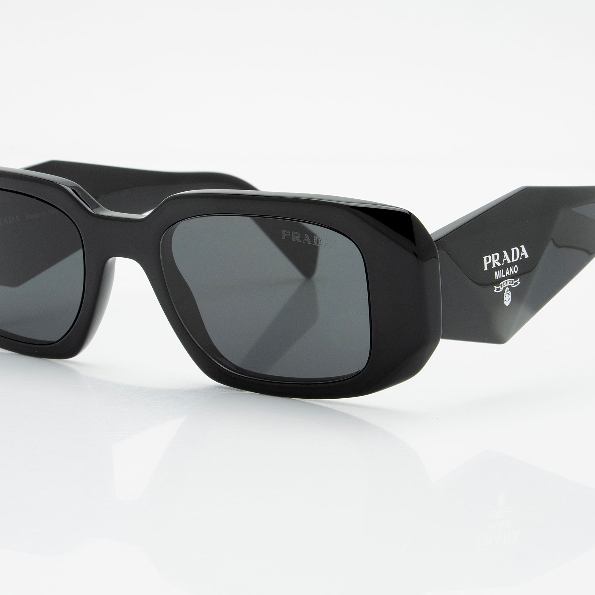 Prada Symbole Rectangular Sunglasses