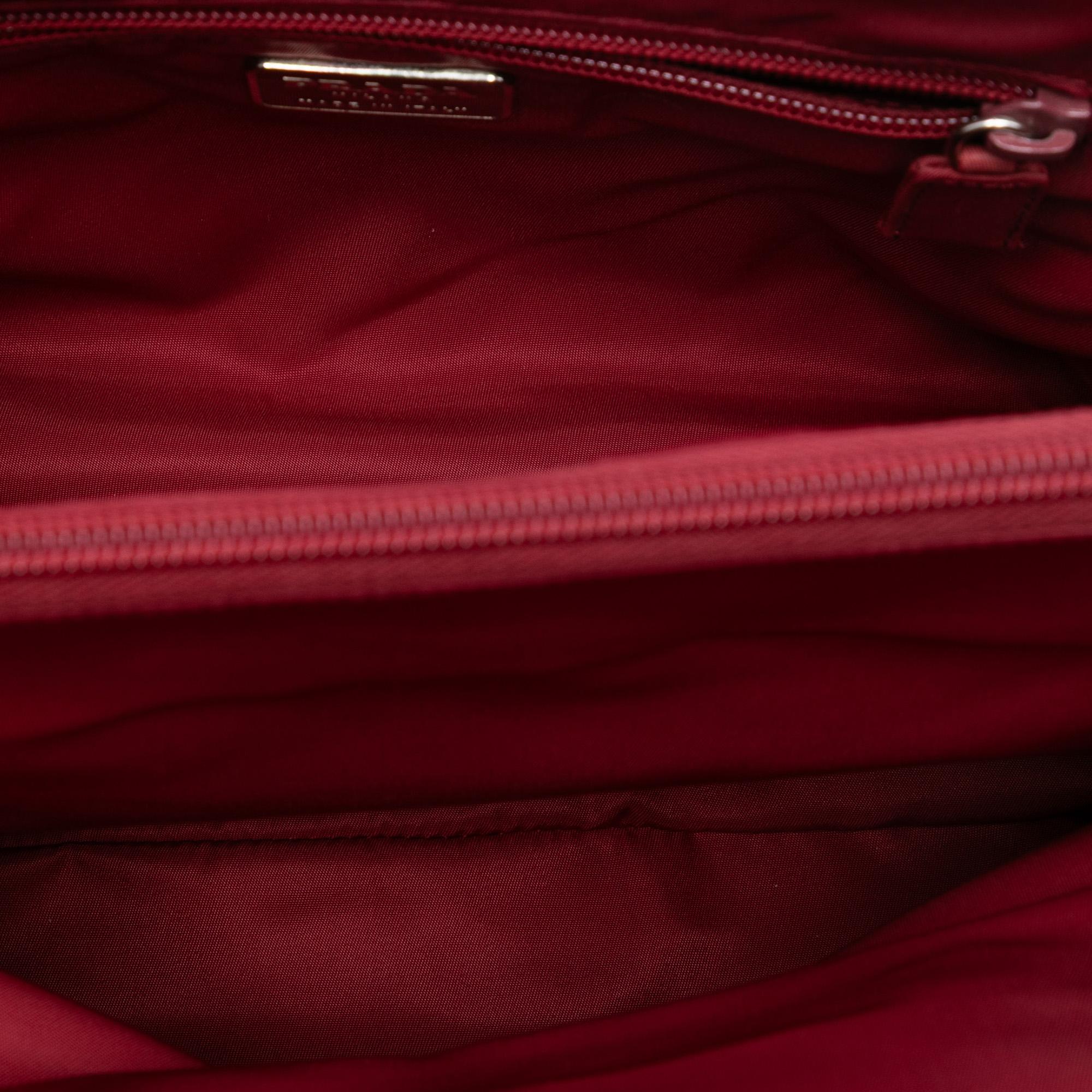 Prada Tessuto Acrylic Handle Bag
