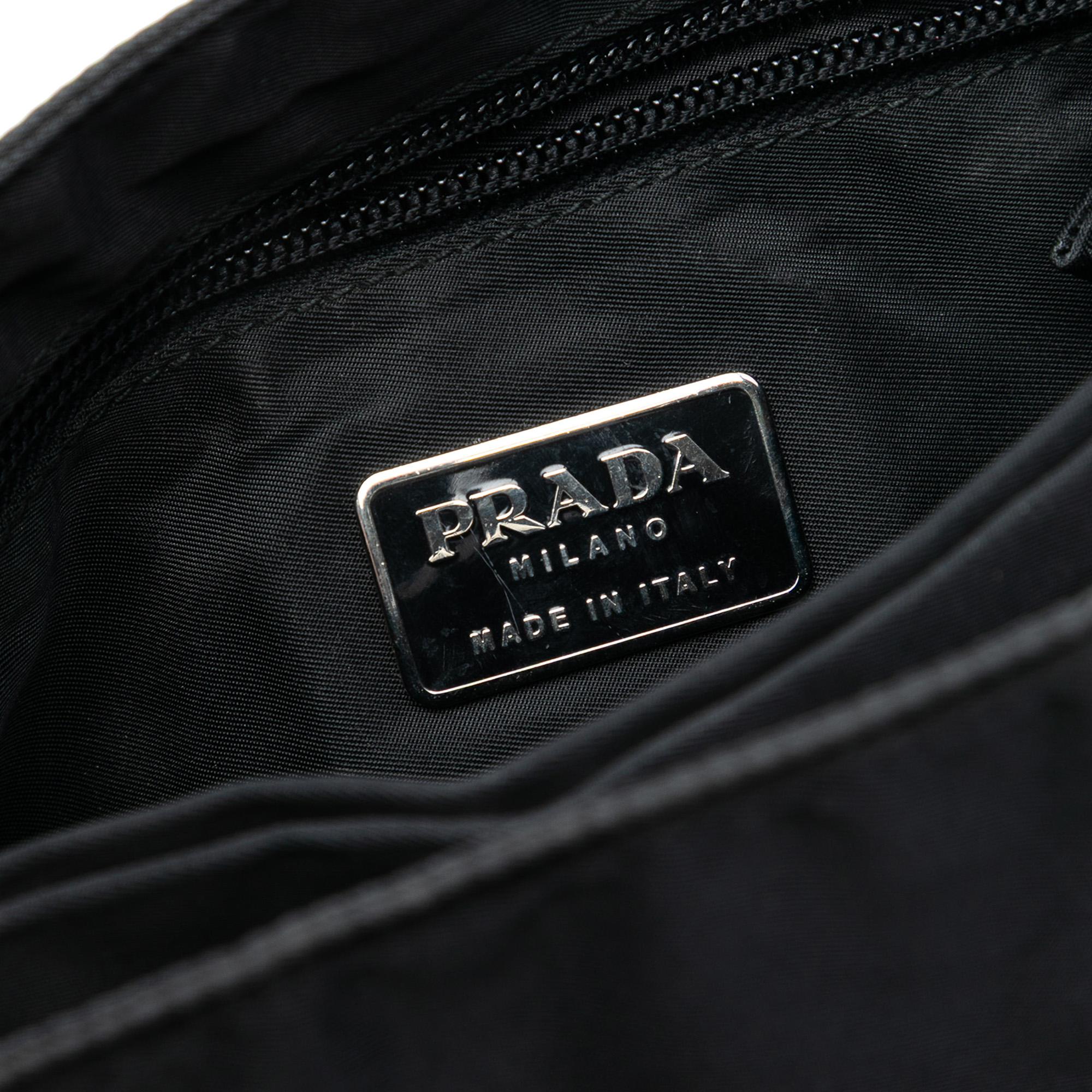 Prada Tessuto Acrylic Handle Bag
