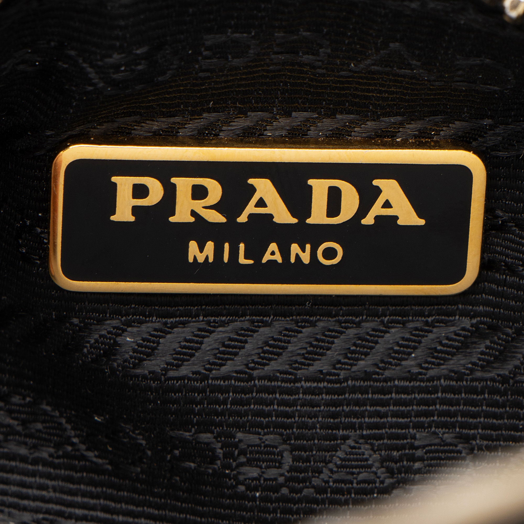 Prada Tessuto Bow Wristlet