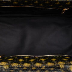 Prada Tessuto Broccato Canapa Tote