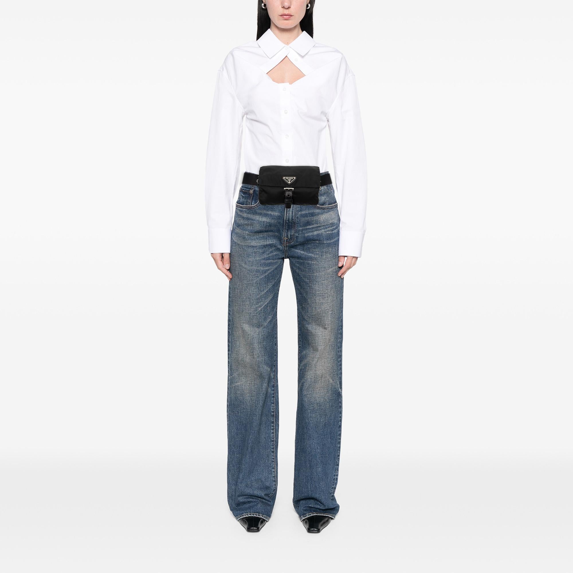Prada Tessuto Buckle Belt Bag