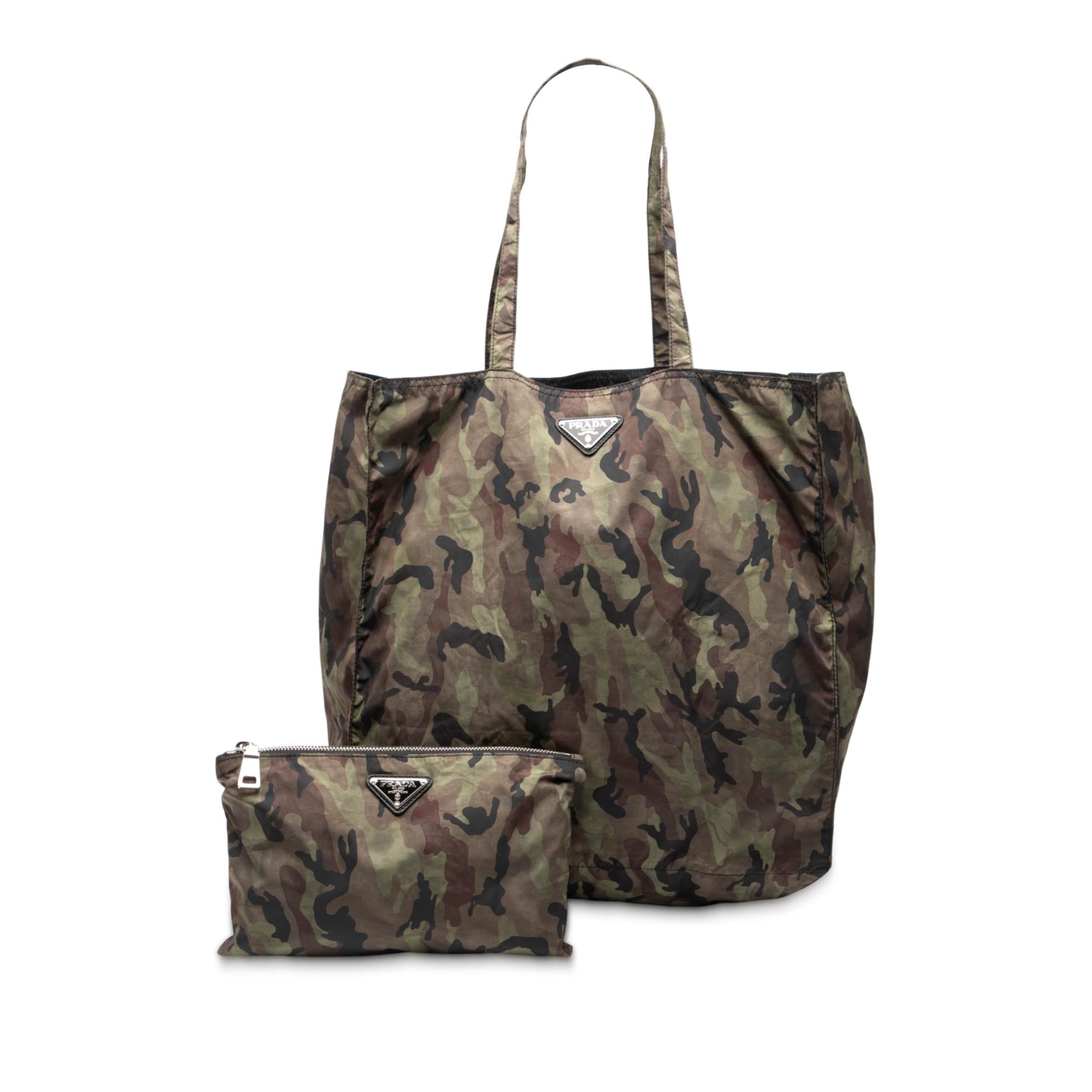 Prada Tessuto Camouflage Tote