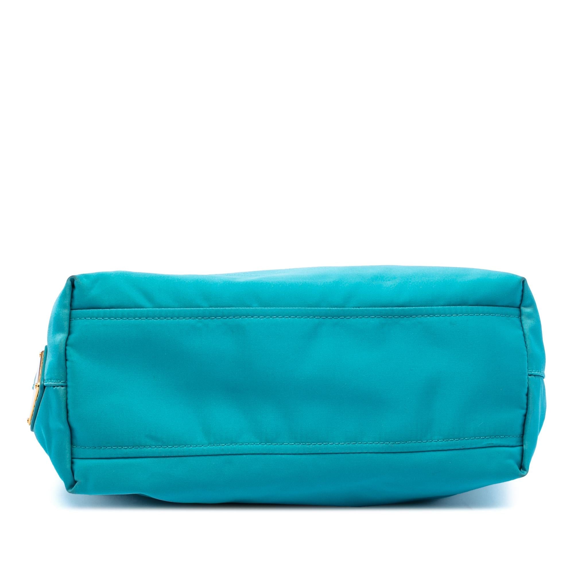 Prada Tessuto Canapa Logo Bow Satchel