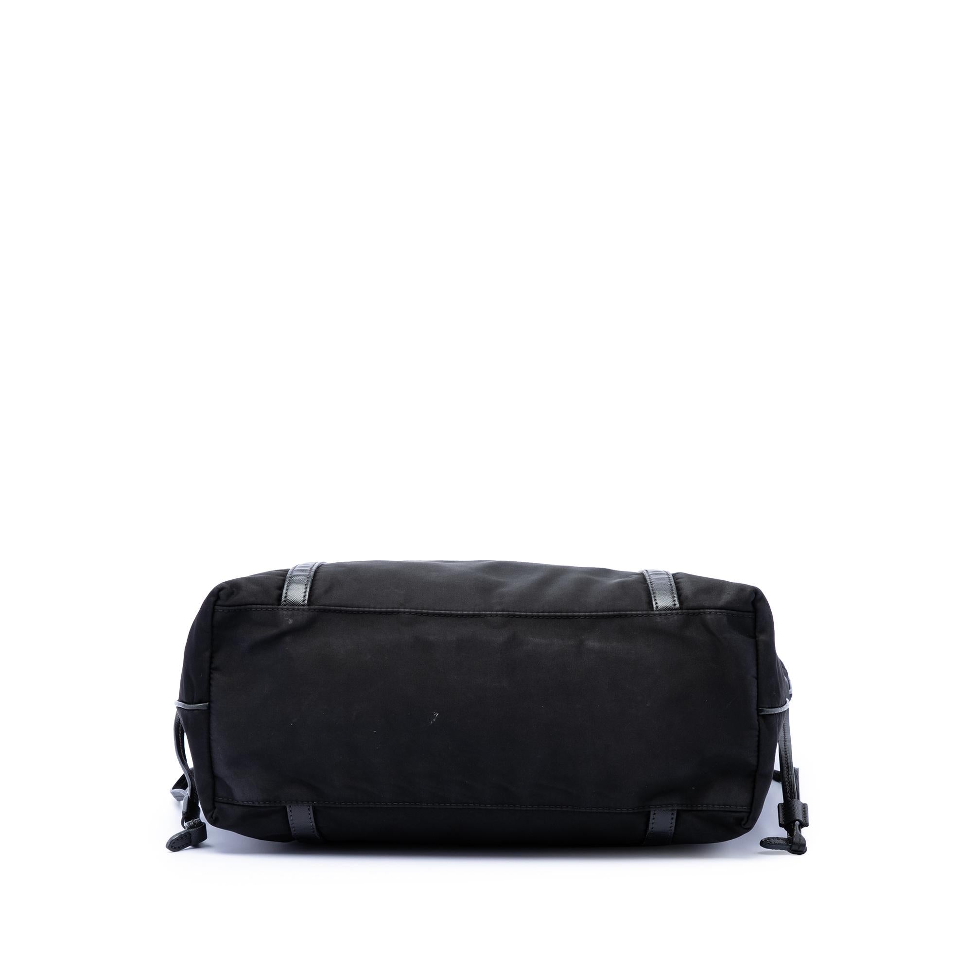 Prada Tessuto Canapa Logo Tote