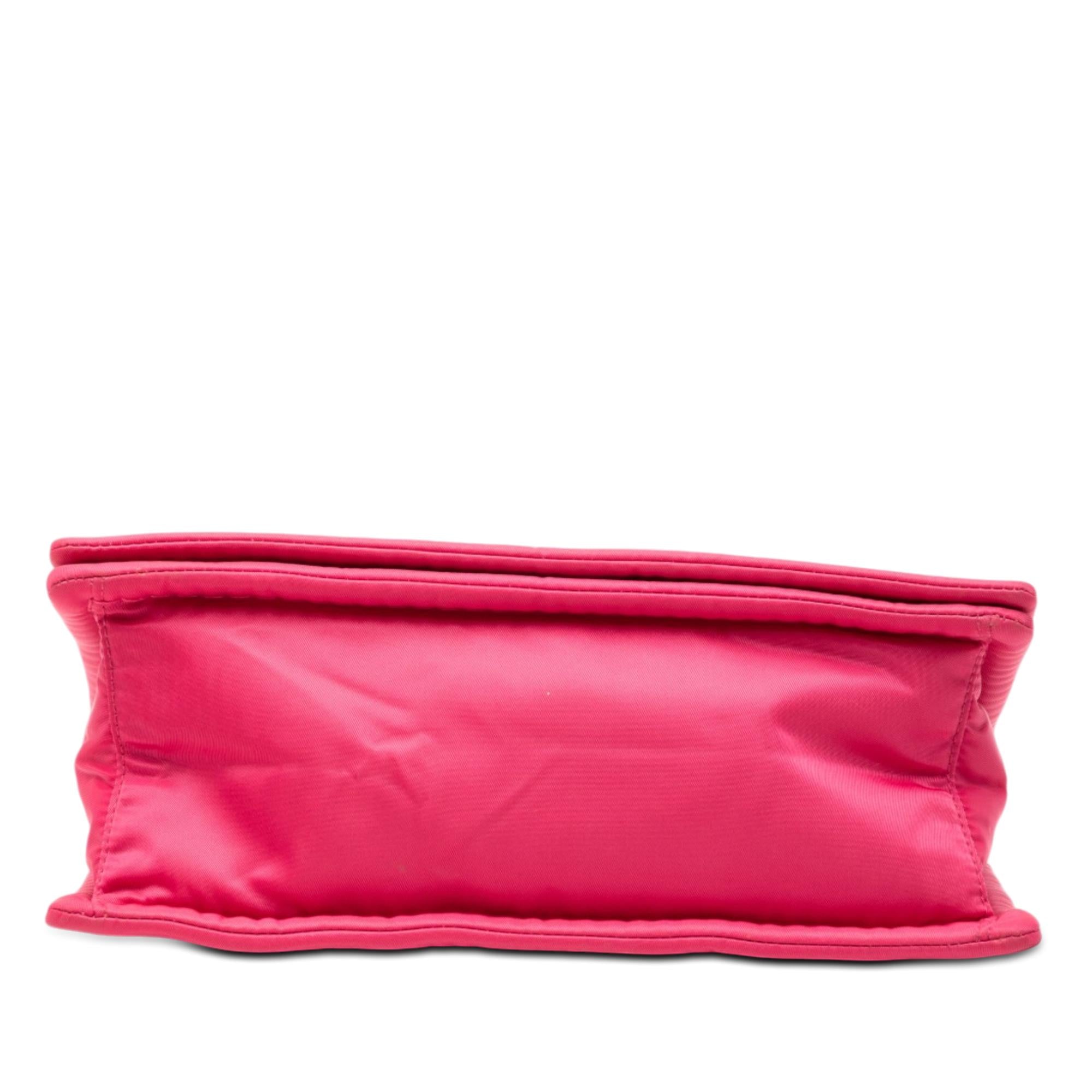 Prada Tessuto Chain Flap Crossbody