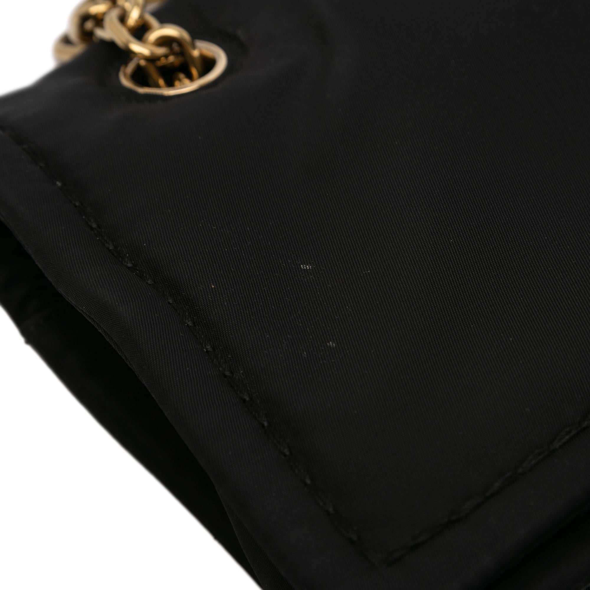 Prada Tessuto Chain Flap Crossbody