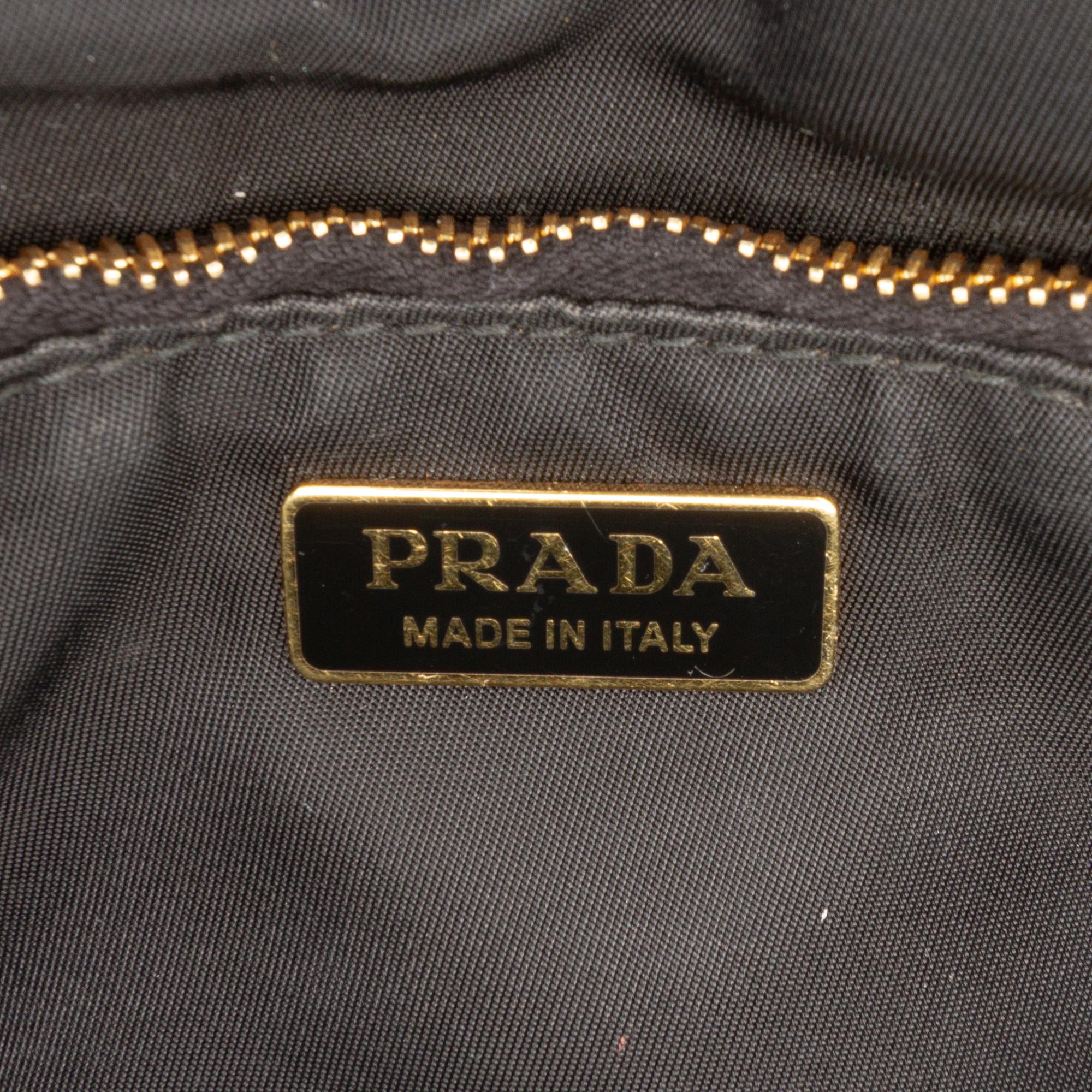 Prada Tessuto Chain Flap Crossbody