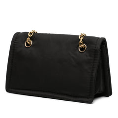 Prada Tessuto Chain Flap Crossbody
