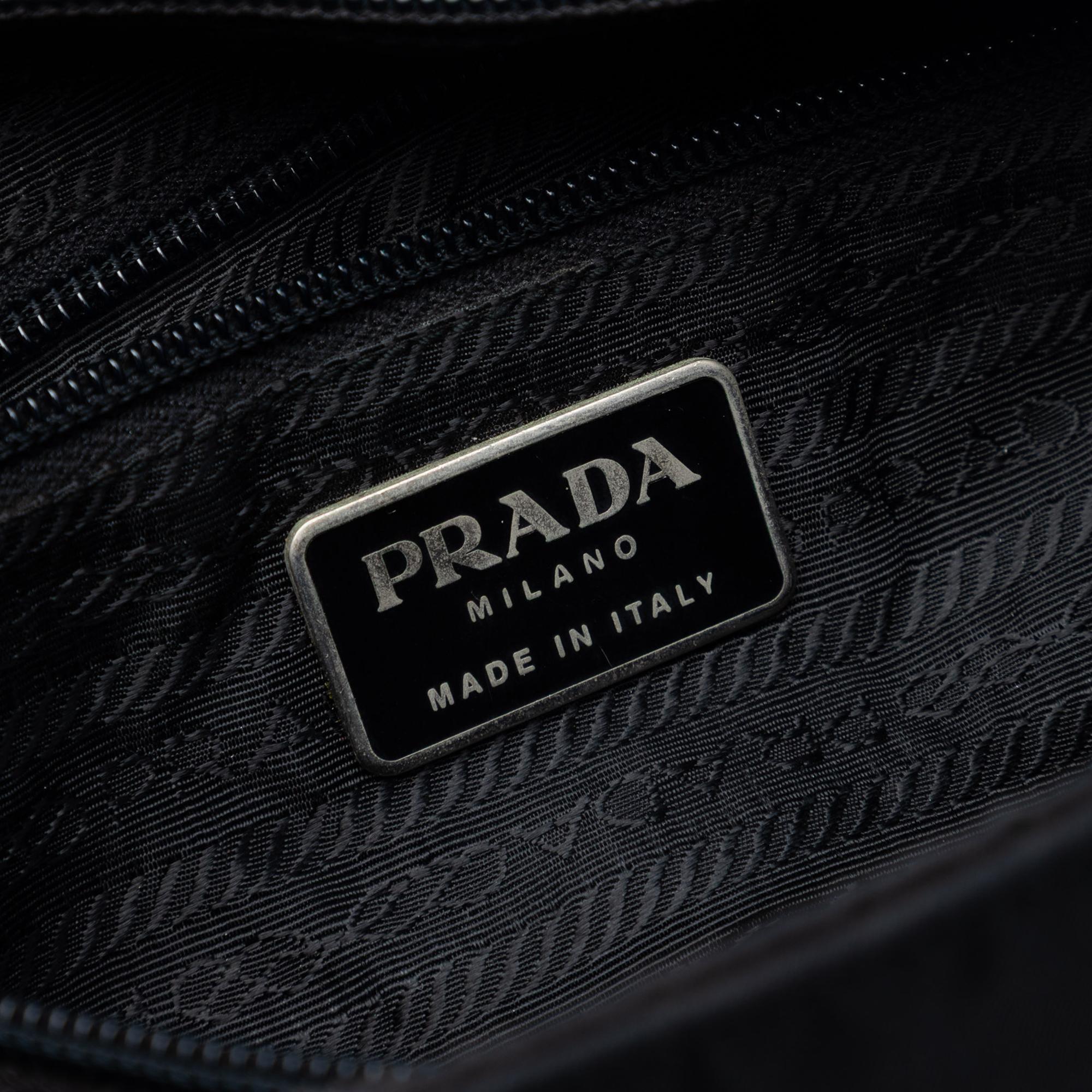 Prada Tessuto Chain Shoulder Bag