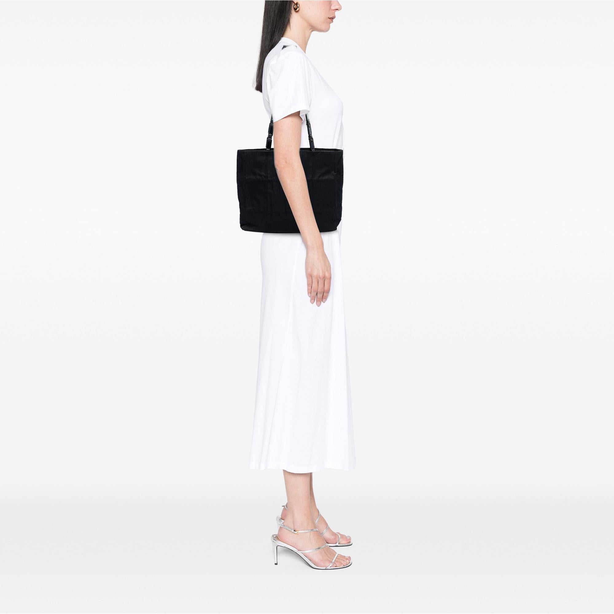 Prada Tessuto Chain Shoulder Bag