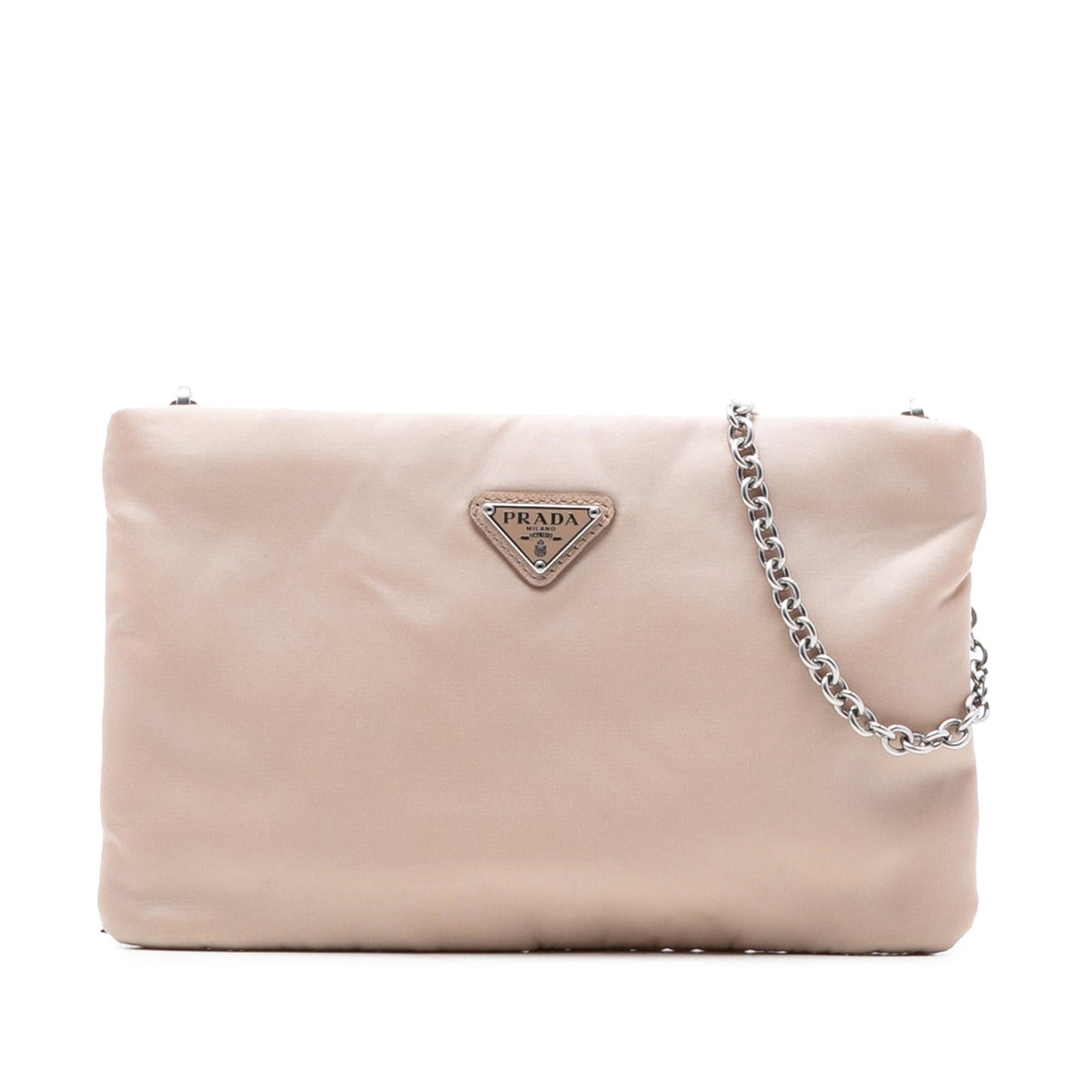 Prada Tessuto Clutch with Chain