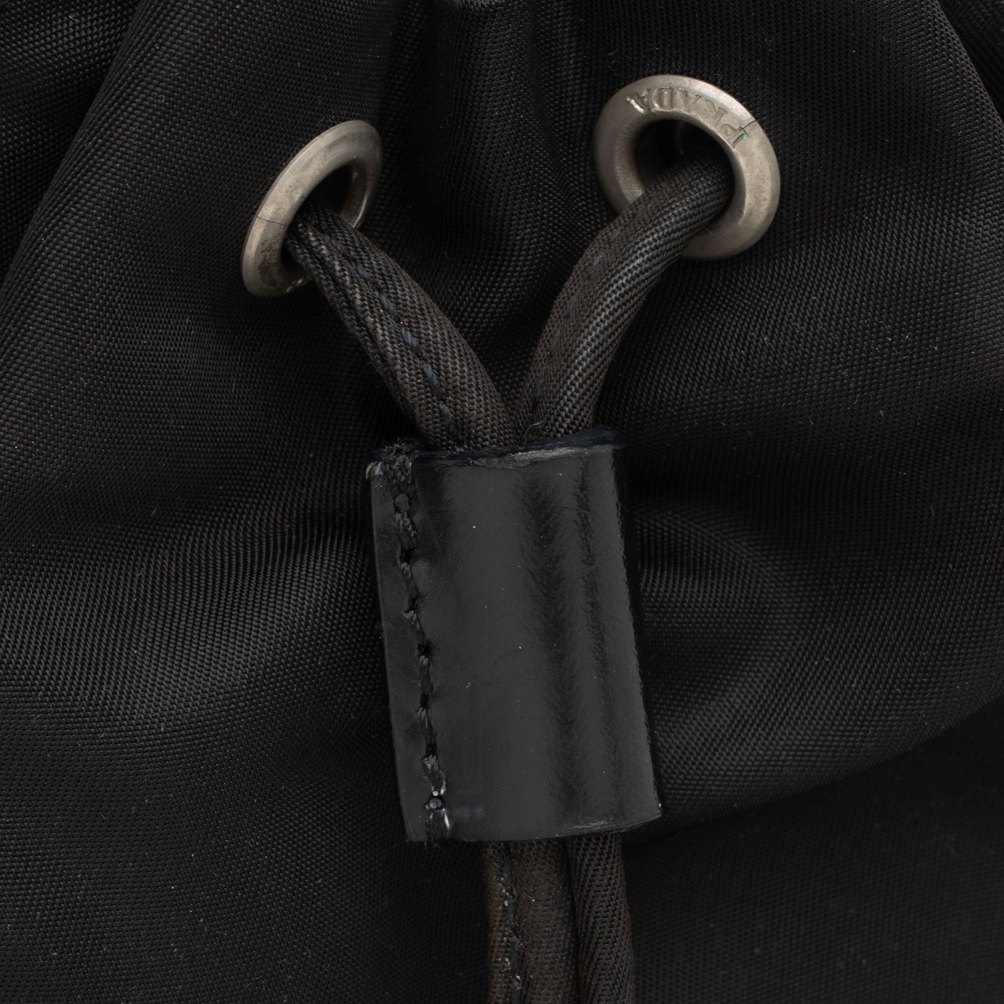 Prada Vintage Tessuto Drawstring Pouch
