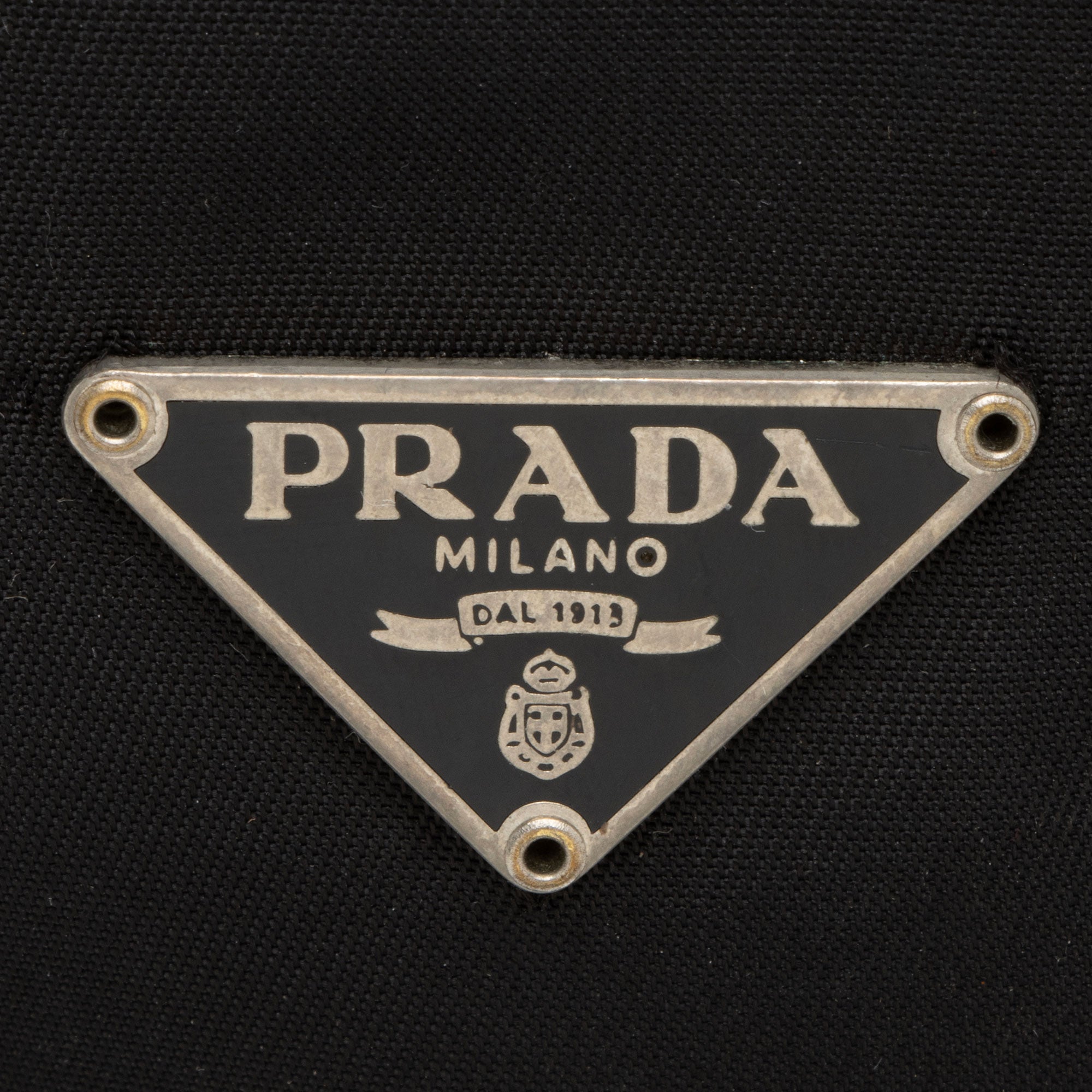 Prada Vintage Tessuto Drawstring Pouch