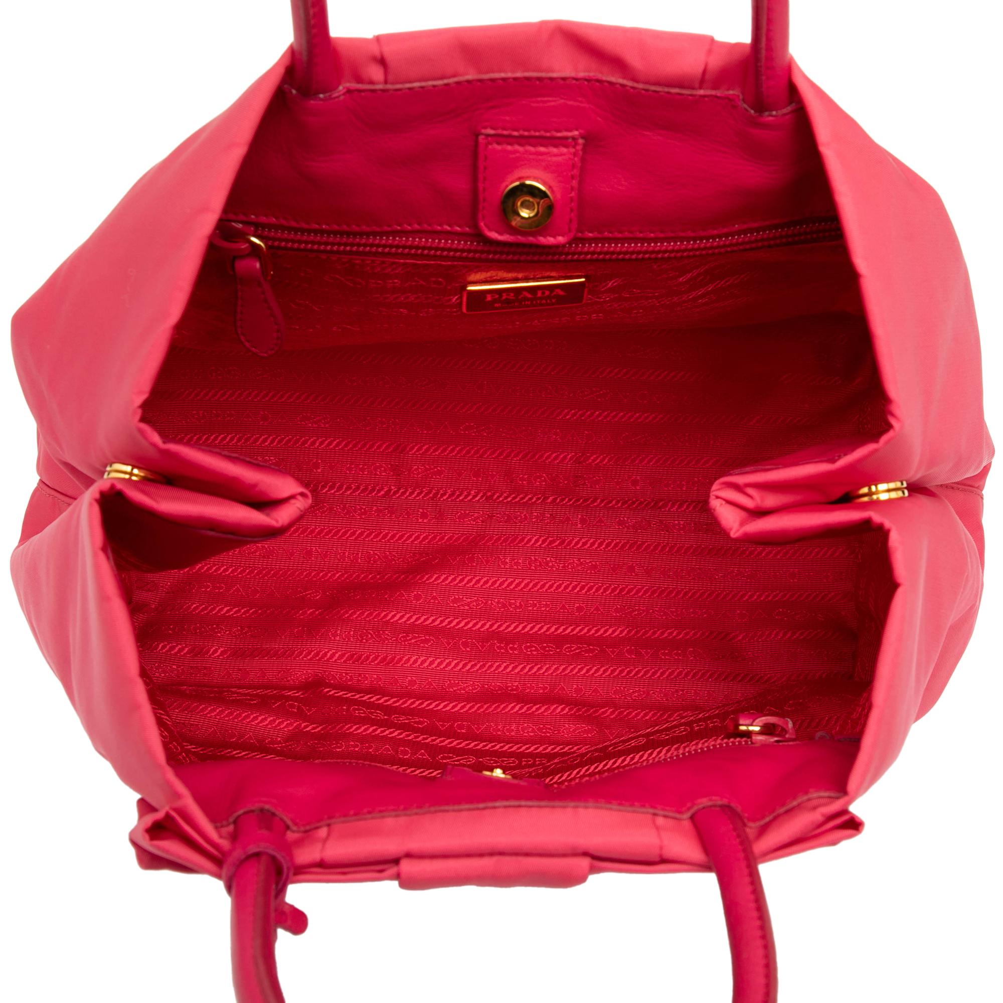 Prada Tessuto Fiocco Bow Tote