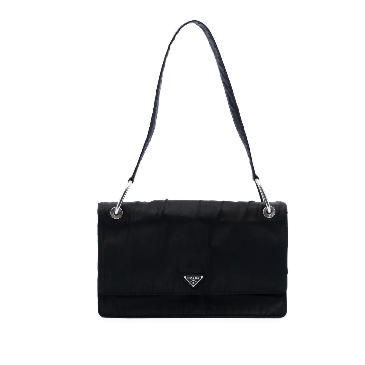 Prada Tessuto Flap Shoulder Bag