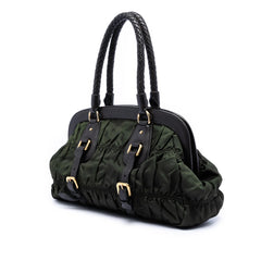 Prada Tessuto Gaufre Frame Handbag