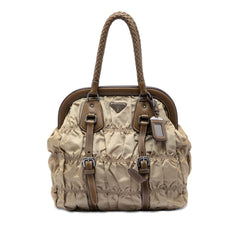 Prada Tessuto Gaufre Frame Tote