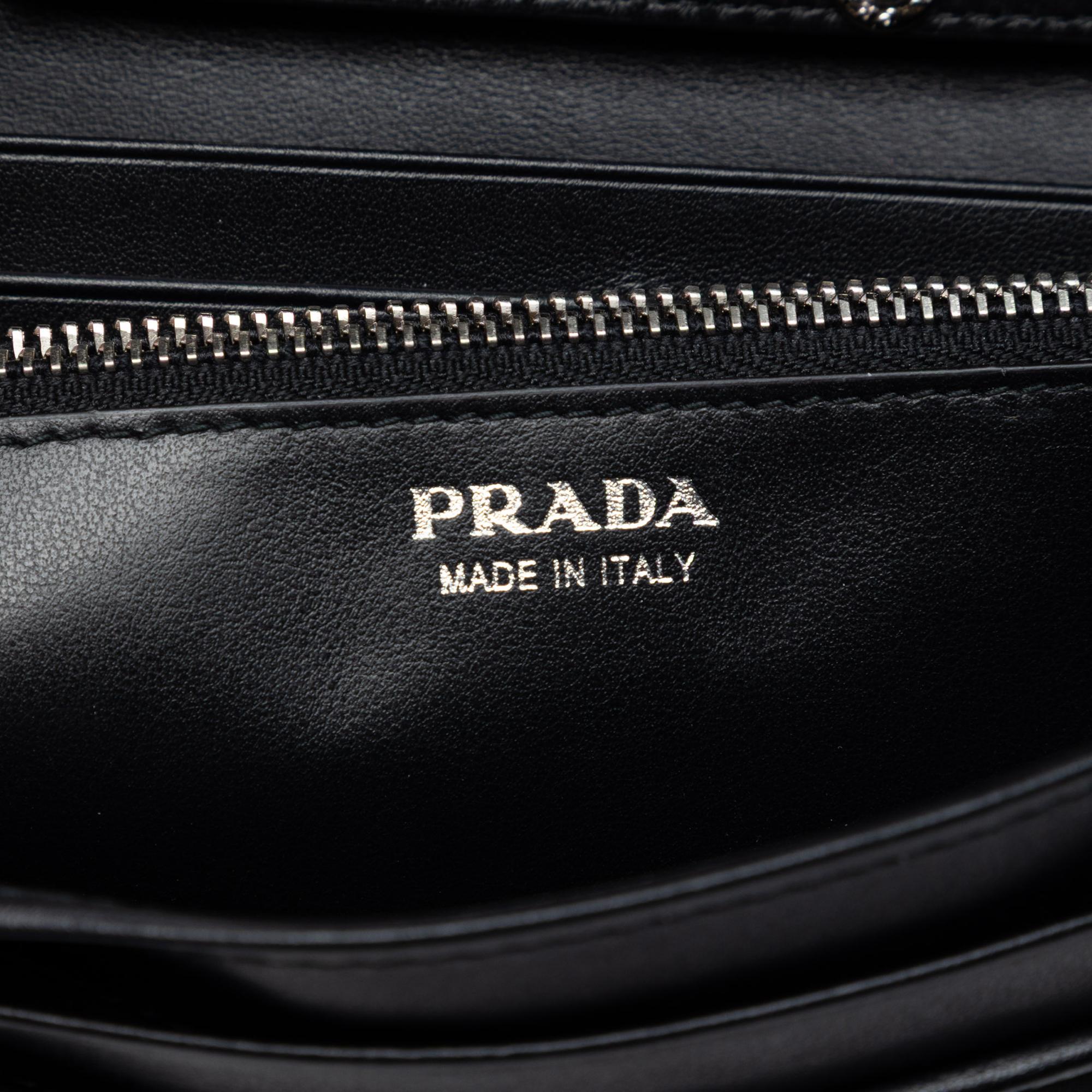 Prada Tessuto Grommet Wallet On Chain