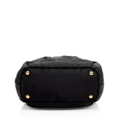 Prada Tessuto Logo Bow Tote