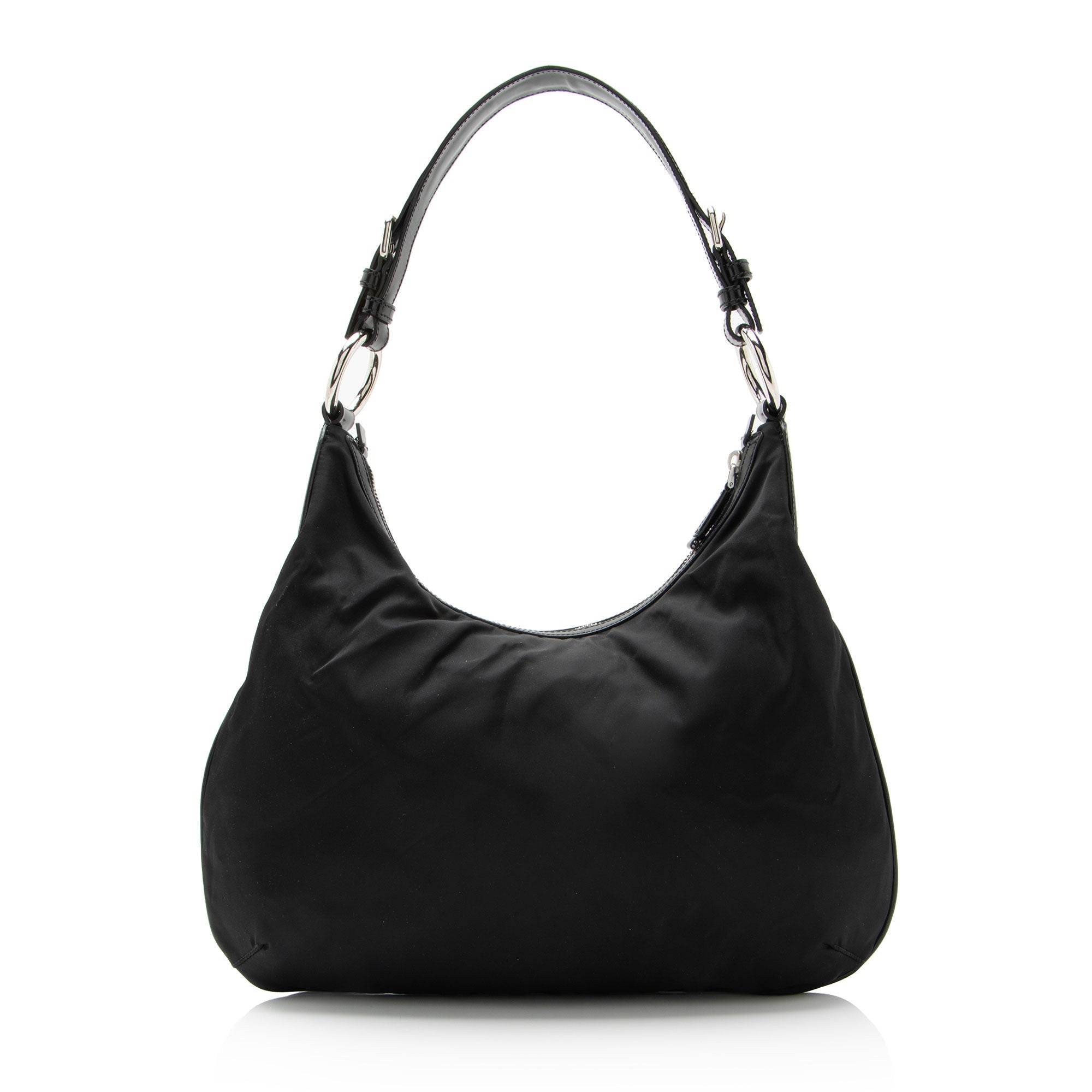 Prada Tessuto Logo Hobo