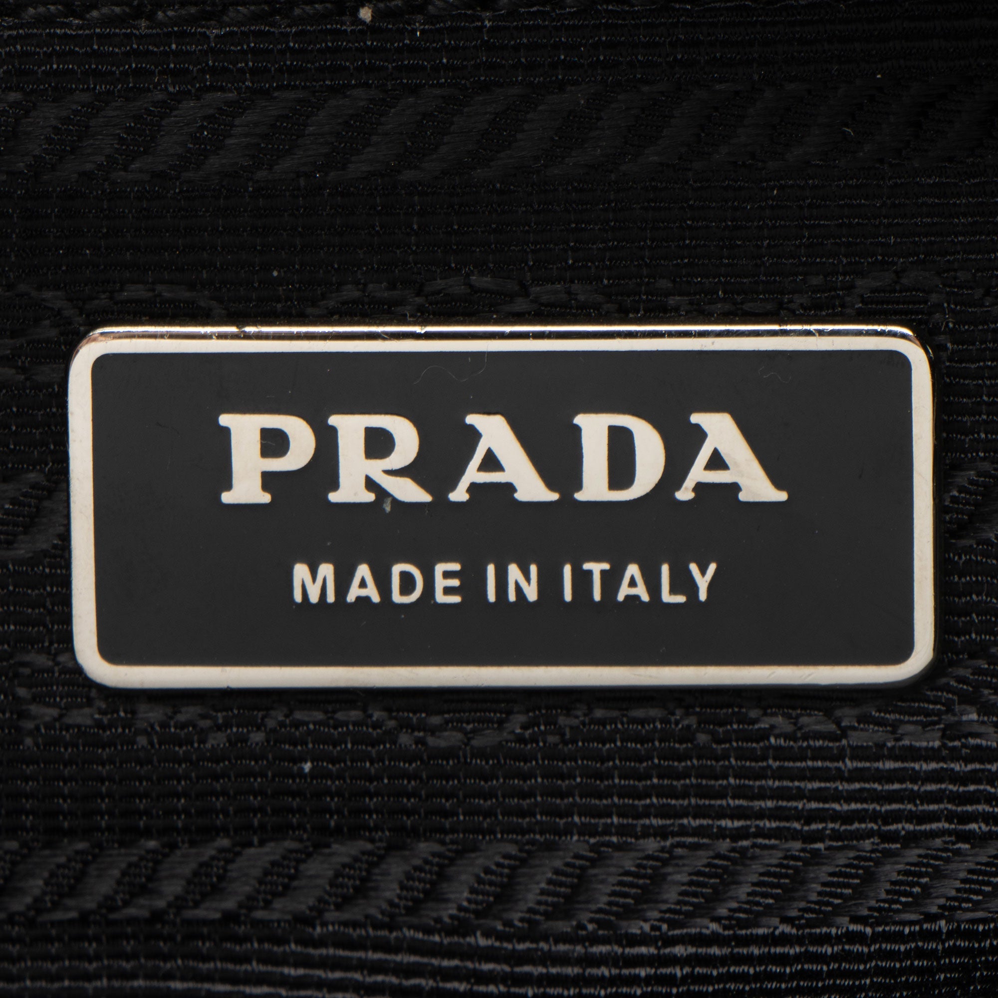 Prada Tessuto Logo Hobo