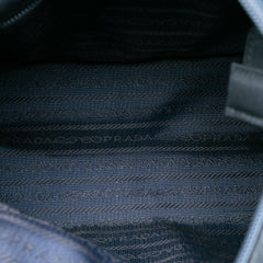Prada Tessuto Metal Handle Bag