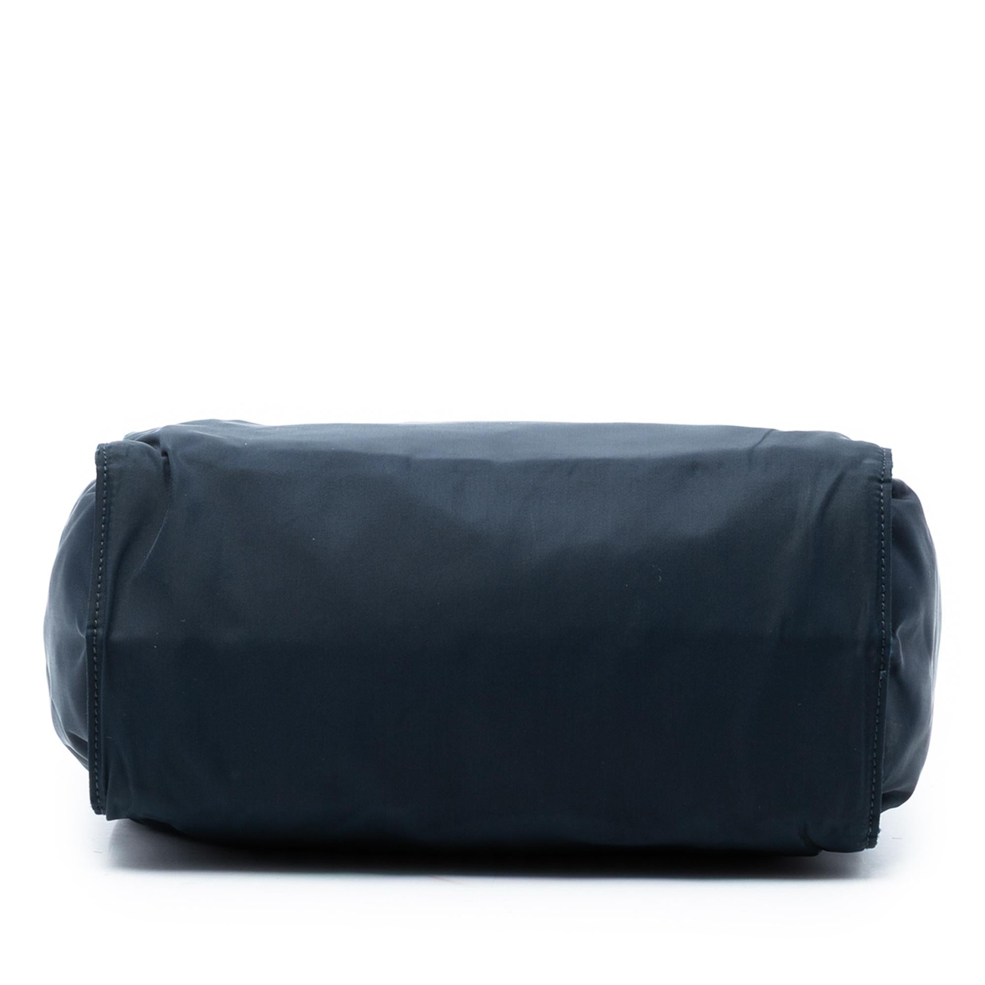 Prada Tessuto Metal Handle Bag