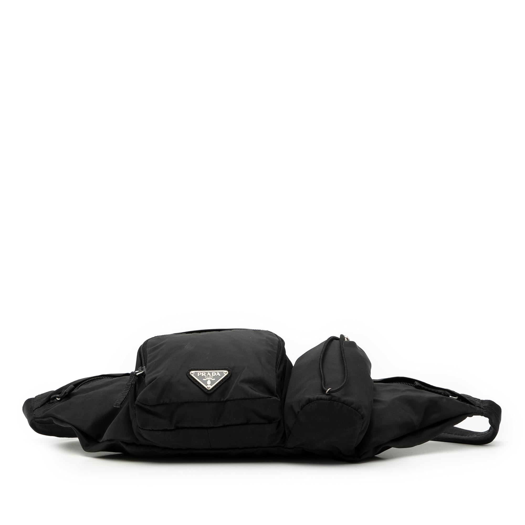 Prada Tessuto Multi Pocket Belt Bag