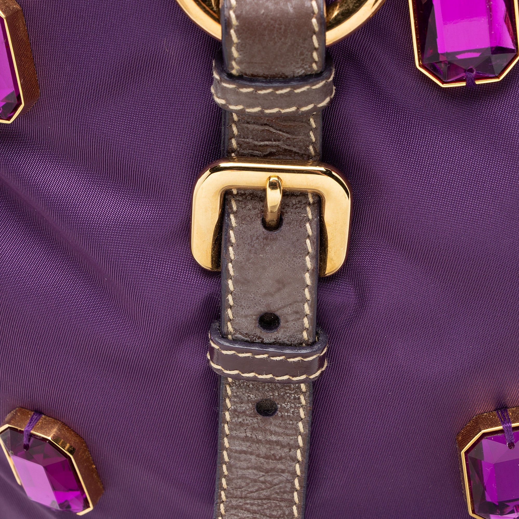 Prada Tessuto Jeweled Pietre Tote - FINAL SALE