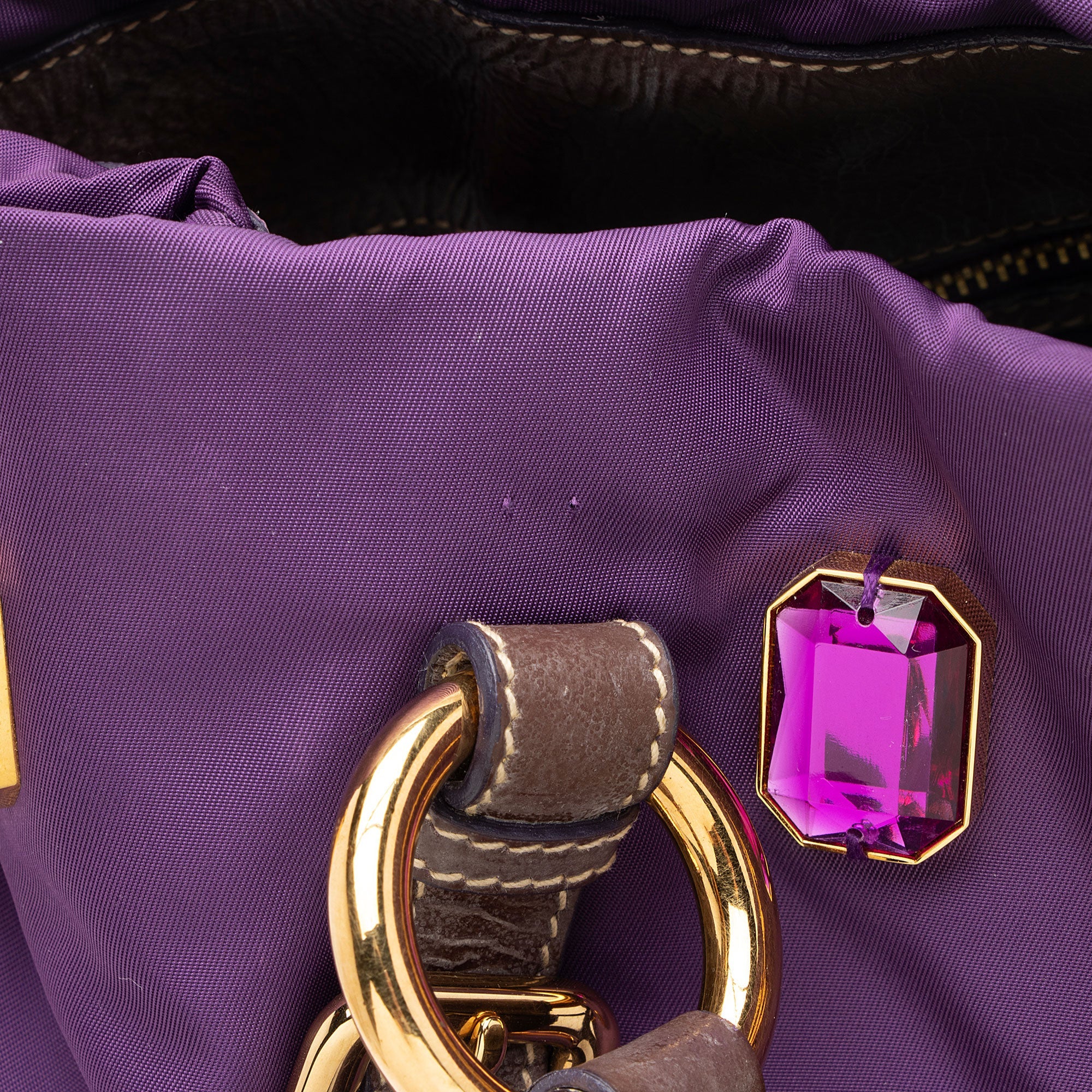 Prada Tessuto Jeweled Pietre Tote - FINAL SALE