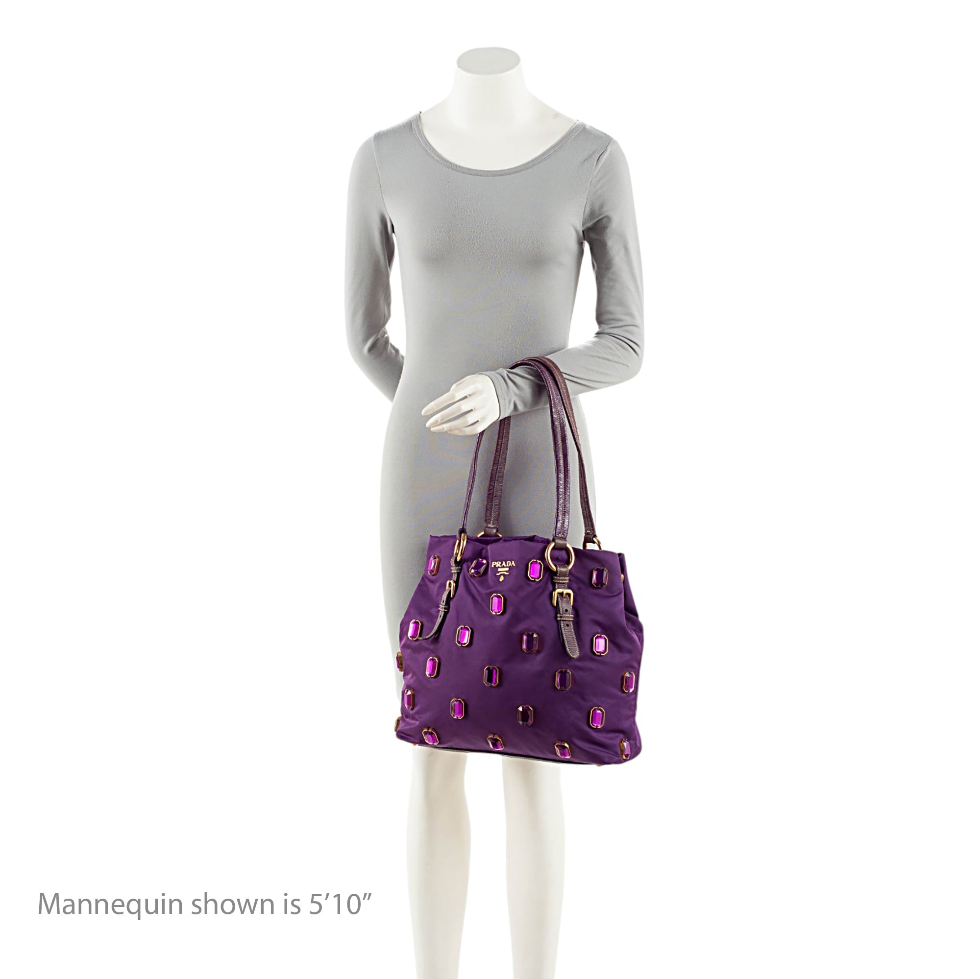 Prada Tessuto Jeweled Pietre Tote - FINAL SALE