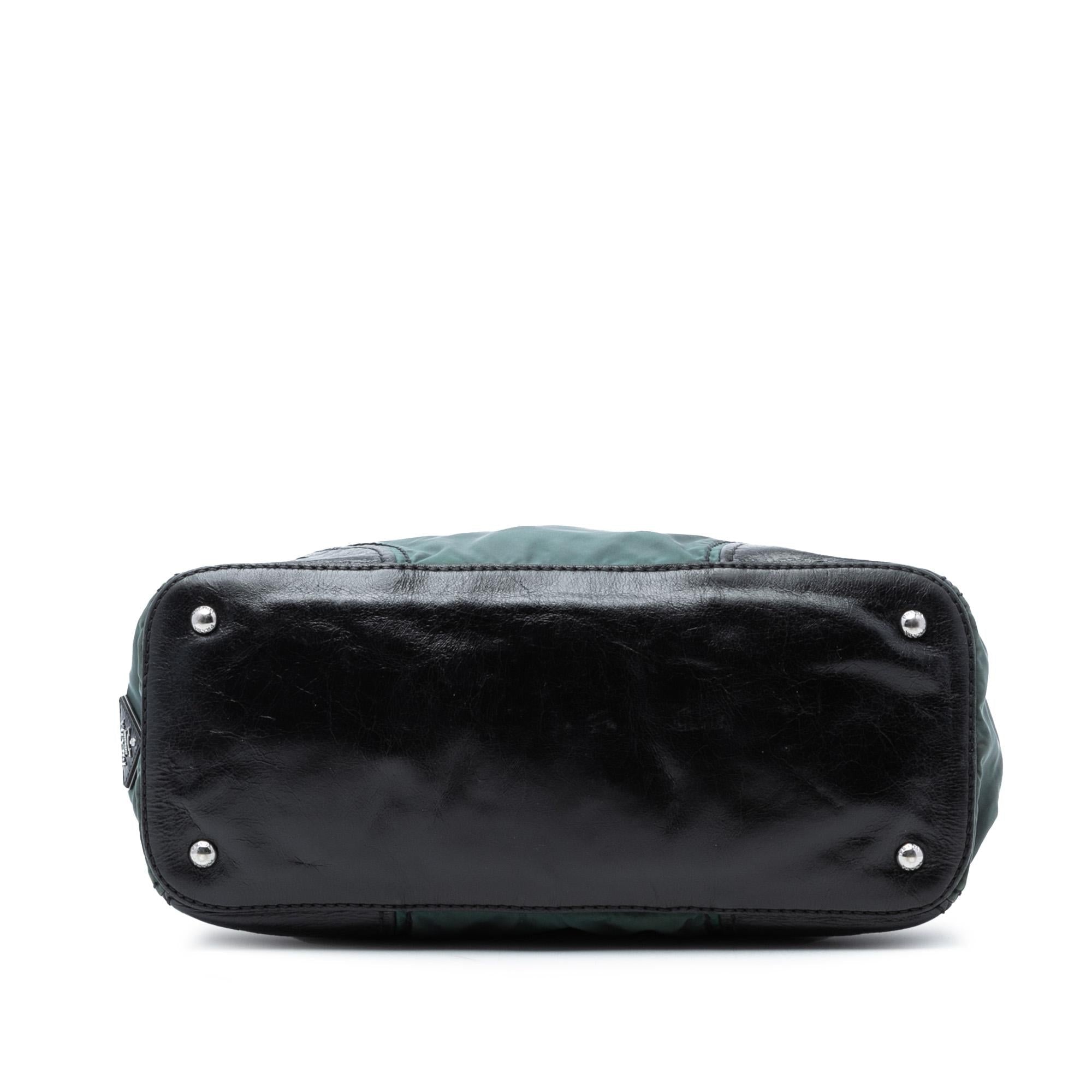 Prada Tessuto Push Lock Convertible Tote