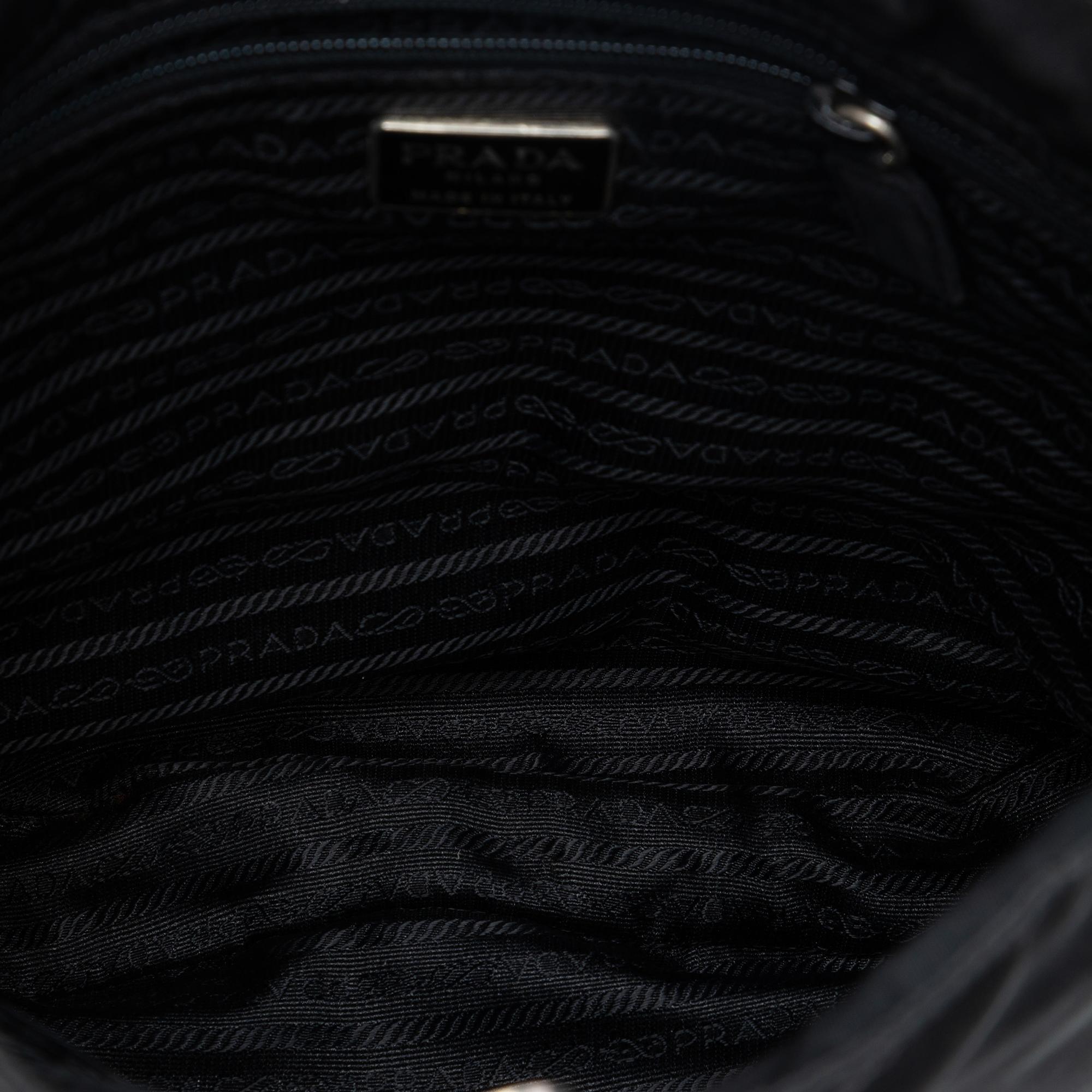 Prada Tessuto Resin Chain Shoulder Bag