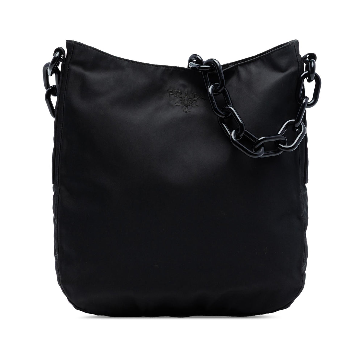 Prada Tessuto Resin Chain Shoulder Bag
